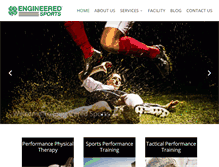 Tablet Screenshot of engineered2win.com